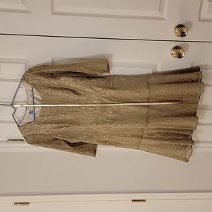 Evan Picone gold 3/4 sleeve sz12